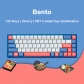 Bento 104+25 PBT Dye-subbed Keycaps Set Cherry Profile for MX Switches Mechanical Gaming Keyboard